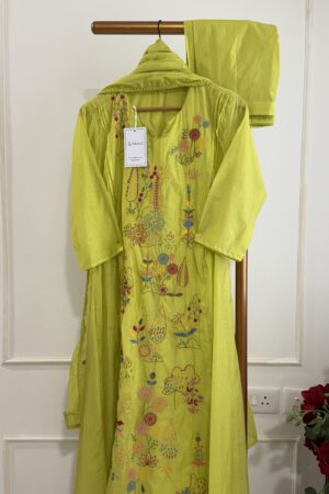 SZ1144 - Mul chanderi suit