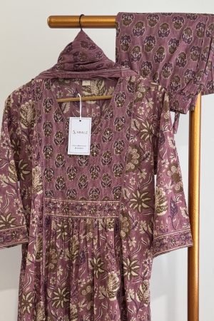 SZ1146 - Cotton straight suit set