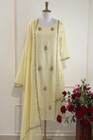 SZ1192 - Mul chanderi suit