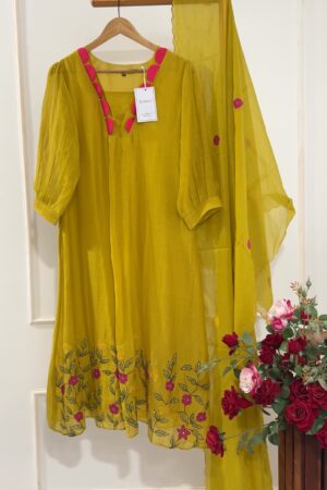 SZ1209 - Mul chanderi suit