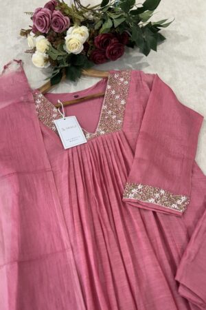 SZ1208 - Mul chanderi suit