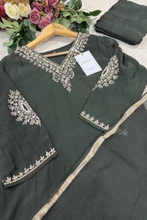 SZ1227 - Mul chanderi suit set