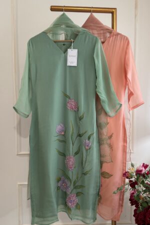 SZ1238 - Viscose Organza Suit